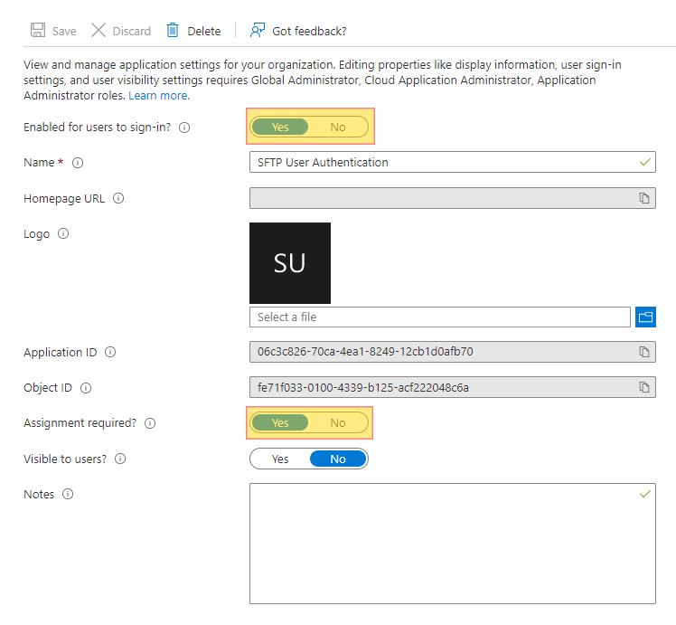assignment required